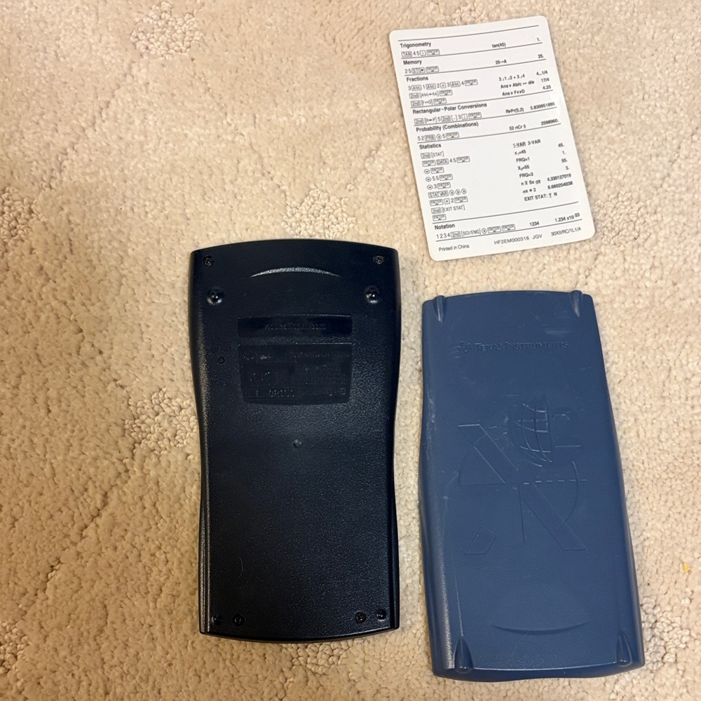 Texas Instruments TI-30X IIS Dual-Line Calculator in Dark Blue Basically New - Picture 2 of 6